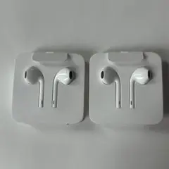 【新品】ホワイト イヤフォン 2個セット　iPhone アイフォン　ライトニング