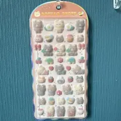 コットンパフィーシール　くま　いちご