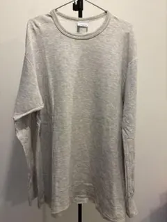 SansanGear サンサンギアグレー 長袖 Tシャツ グラフィックプリント 
