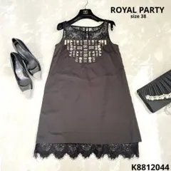 ROYAL PARTY  ロイヤルパーティー  ノースリーブ　トップス　ブラック
