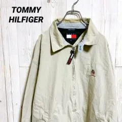 90s〜00s TOMMY HILFIGER スウィングトップ　刺繍ロゴ