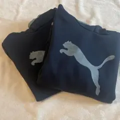 双子　PUMA プーマ　フードつき半袖