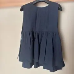 ブラックノースリーブチュニック