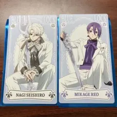 ブルーロック namco 特典 イラストシート 凪誠士郎 御影玲王　2点セット