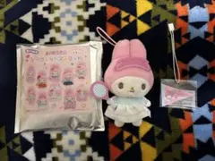 スクールコレクション　サンリオ　シークレットマスコット　マイメロディ　テニス