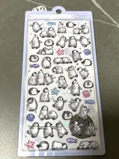 い*く様 ボンボンドロップシール　水族館シリーズ　ペンギン