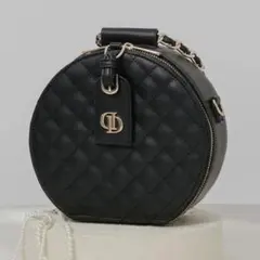 Darich キルティングサークルバッグ ブラック 新品