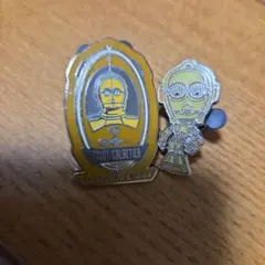 海外ディズニーピンバッジ　C3PO 　ピントレーディング　ピンバッチ