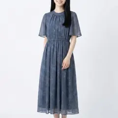 美品✨M'S GRACY ワンピース 花柄 チェック シアー リボン 38 M - メルカリ