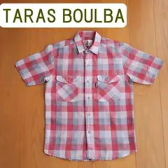 TARAS BOULBA タラスブルバ 赤色 チェック シャツ ヴィンテージ