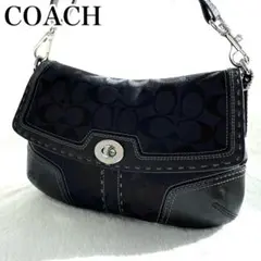 【とも様専用】COACHコーチ✨️ワンショルダー　シグネチャー　アクセサリーポーチ