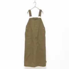 FASHIRU サロペットスカート　カーキブラウン　F