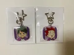 ハイキュー　pop'nチャーム第1弾　白鳥沢　牛島若利　天童覚　2個セット