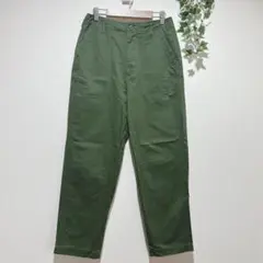 【アルマデザイン】レディース　カーゴパンツ Mサイズ カーキ　綿　ゆったり