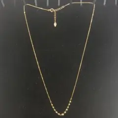 ゴールド（K10刻印有） ビーズデザイン ネックレス