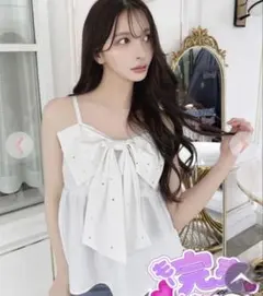 Rady リボンキャミソール ピンクのサムネイル