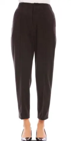 タグ付新品未使用★ノーリーズライトピーチツイルテーパードパンツ　チャコールグレー