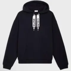 CELINE セリーヌ ルーズフーディー パーカー ブラック S 正規品のサムネイル