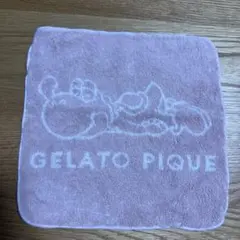 【GELATO PIQUE】スーパーマリオ　ヨッシー　ハンドタオル　ピンク