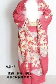 振袖 刺繍 金彩 雪輪 四季の花々 紋意匠 正絹 ガード加工済 S220