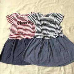 半袖ワンピース 2枚セット　120cm