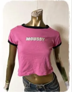 ☘️T17869☘️moussy RINGER TINY Tシャツ Fのサムネイル