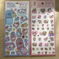 平成はっぴーフォンシール　ピタプクステッカー　日焼けキティちゃん