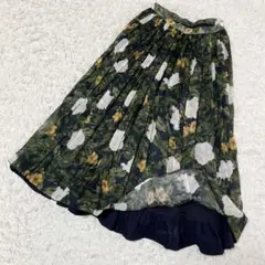 【美品】インゲボルグ スカート 花柄 ロング