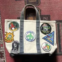 80s llbean ビーントート　トートバッグ　カスタム　2色タグ