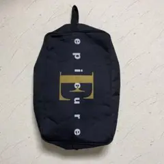 【epicure】エピキュール　シューズケース　セカンドバッグ　黒　ブラック