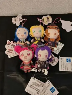 おジャ魔女どれみ　サンリオキャラクターズ　わくわくおでかけぬいぐるみ　5個セット