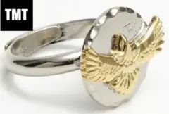 美品 袋＆タグ付き TMT EAGLE RING(GOLD & SILVER)のサムネイル
