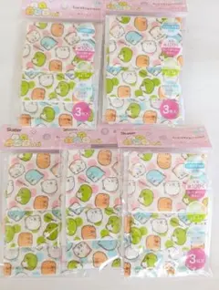 5セットスケーター☆Skater☆すみっコぐらし☆ ベビー用ガーゼマスク 3P