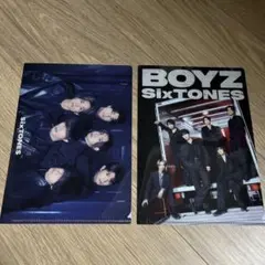 SixTONES クリアファイル 特典 バリア BOYZ