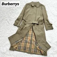 美品✨バーバリー ステンカラー トレンチコート ノバチェック ヴィンテージ ベル