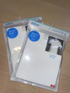 ユニクロAIRism メンズ Tシャツ Lサイズ 2枚