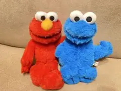 エルモとクッキーモンスター ぬいぐるみセット