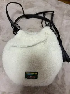 L.L.Bean ボア ショルダーバッグ ホワイトのサムネイル
