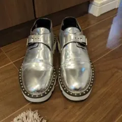 Stella McCartney シルバー プラットフォームシューズ 35のサムネイル