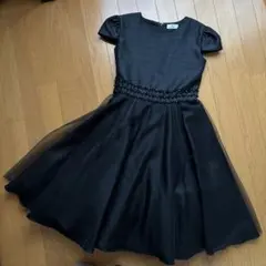 アートレター　フォーマル　ドレス　発表会　結婚式　ブラック　150cm 百貨店