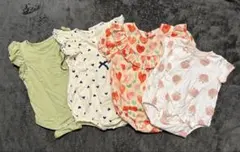 60サイズ 女の子 ロンパース 春夏