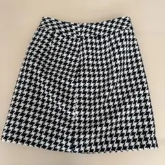 千鳥柄　ミニスカート