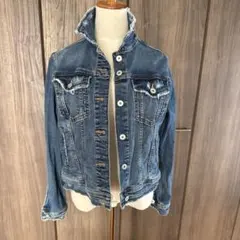 新品！ZARA！インディゴブルー デニムジャケット28