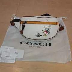 COACH ミッキーコラボ ウエストポーチ