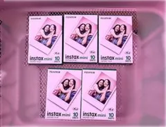 チェキフィルム instax mini インスタックスミニ 5個セット