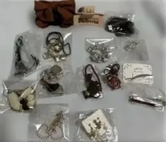 【新品多数】アクセサリー大量まとめ売り♡イヤリング・ネックレス・ヘアアクセ等