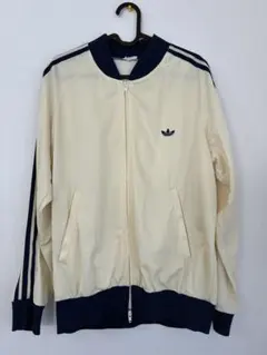 adidas atpジャージ トラックジャケットアイボリー/ネイビーのサムネイル