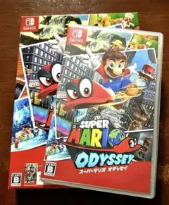 【新品】Switchソフト スーパーマリオ オデッセイ ＋リズム天国 2本セット 新品】Switchソフト スーパーマリオ オデッセイ ＋リズム天国 2本