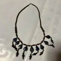 エスニック風ビーズネックレス