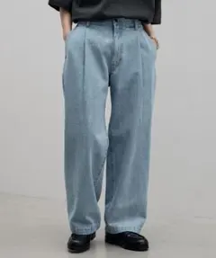 【美品】TUCK WIDE LOOSE DENIM